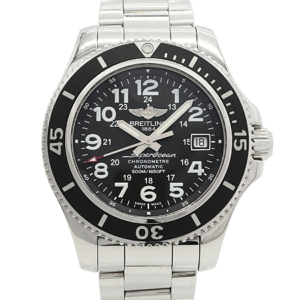 Breitling Superocean II A17365 Black Dial Men's Watch